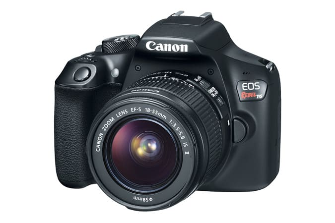 Best budget ASMR camera - Canon EOS Rebel T6